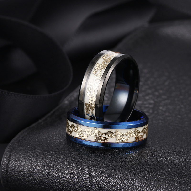 15g Weight Vacuum Plating Gold Plating Process Animal 304 Stainless Steel Blue Plating Black Plated Unisex