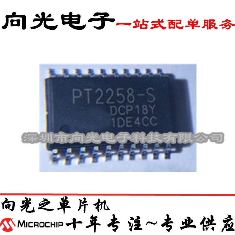 PT2258 PT2258-S SOP20贴片6通道电子音量控制器IC芯片集成电路
