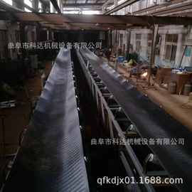 加长矿山防滑式皮带输送机图片 小型折叠轻便装车输送机 板链线