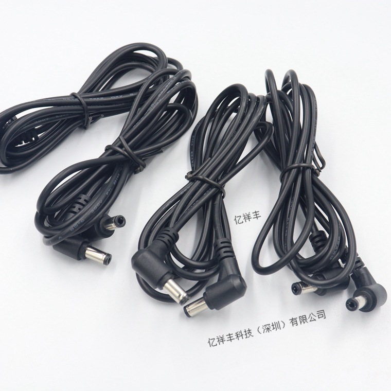 双头DC延长线如图  55*21弯头DC线  连接线