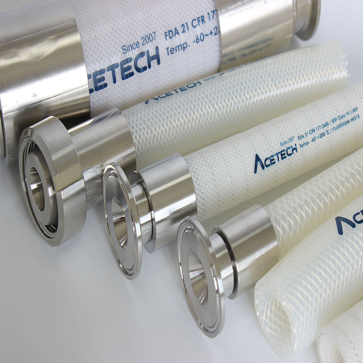 制药级铂金硫化硅胶管支持定制 卫生级硅胶钢丝软管厂家直销