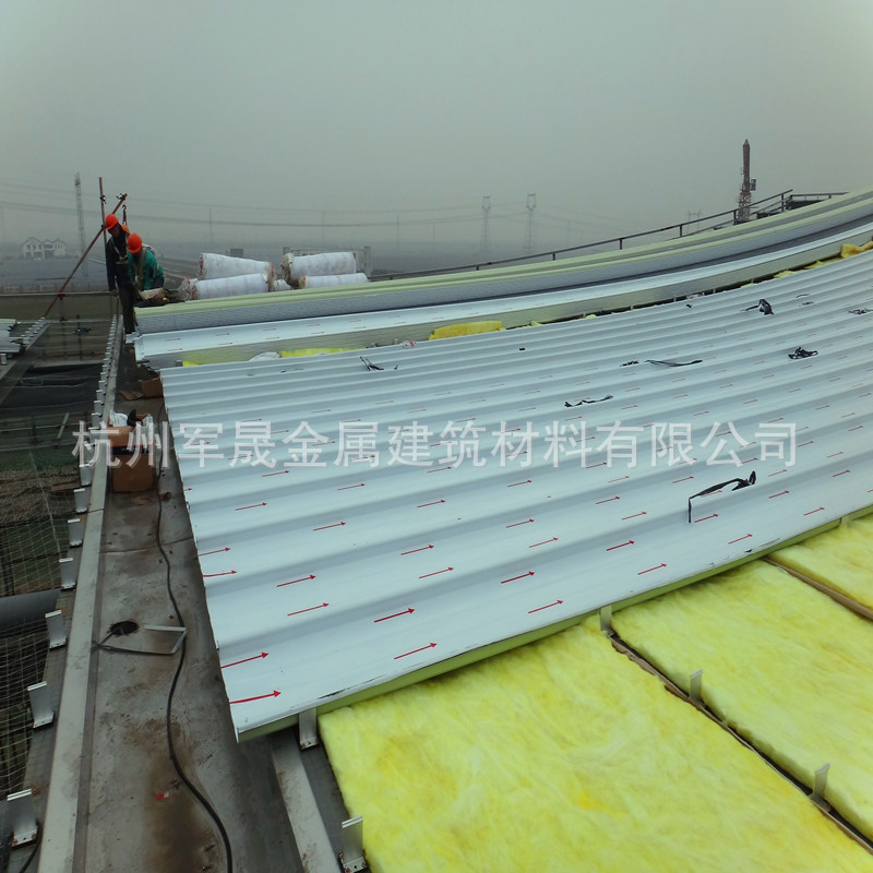 厂家现货直销 铝镁合金屋面板 0.9mm YX65-430  铝镁锰板