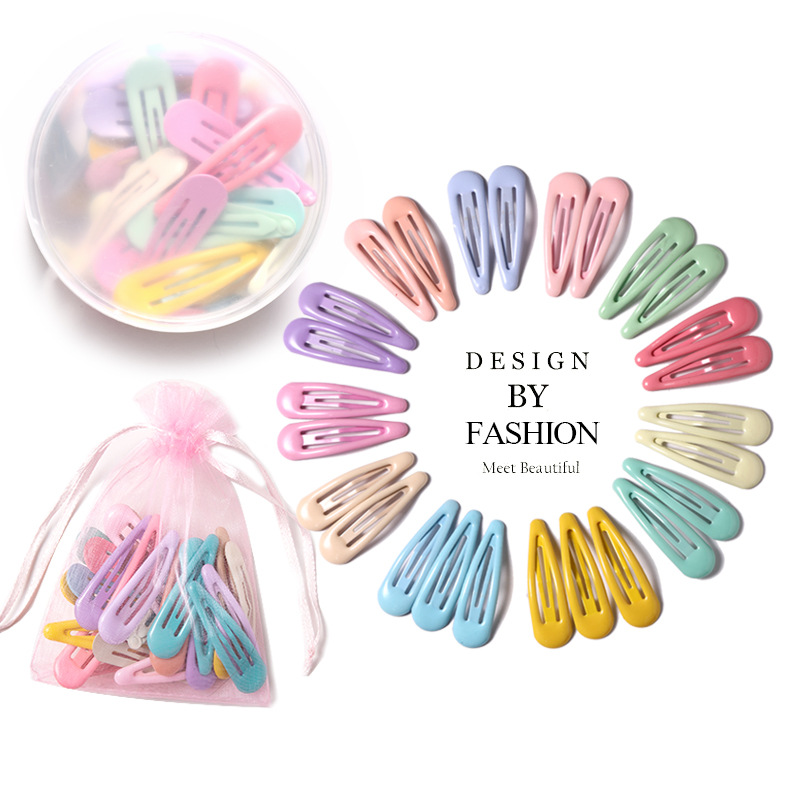 Korean New Color Drop-shaped Oil Drop Cheap Hairpin Wholesale display picture 1