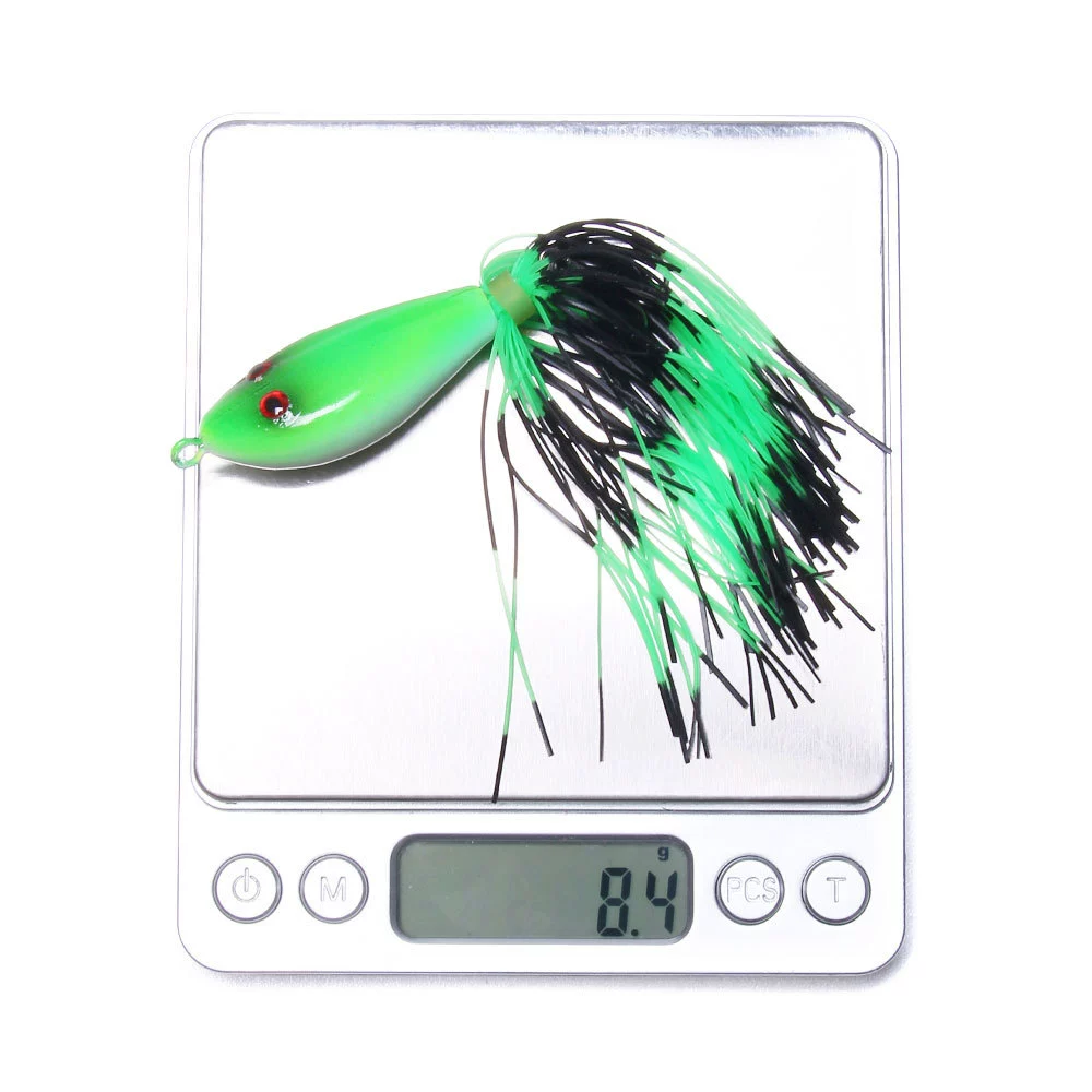 Новый модифицированный приманка Thunder frog жесткая приманка для рыбалки 11 см-8,2 г, пластиковая имитация лягушки, черная рыба, оптом