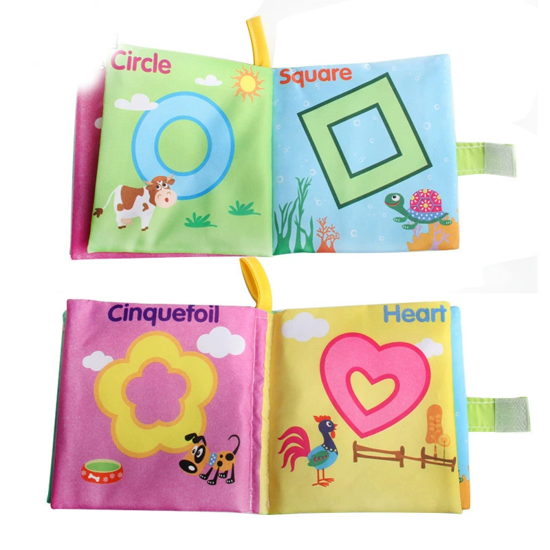 Cloth book, cognitive smart toy, early education, can't tear, 0-1 years, training