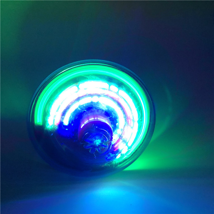 UFO外星飞碟七彩发光电动陀螺
