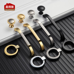 北歐衣櫃櫥櫃門黑色抽屜隱形拉手現代簡約歐式廚房柜子小把手