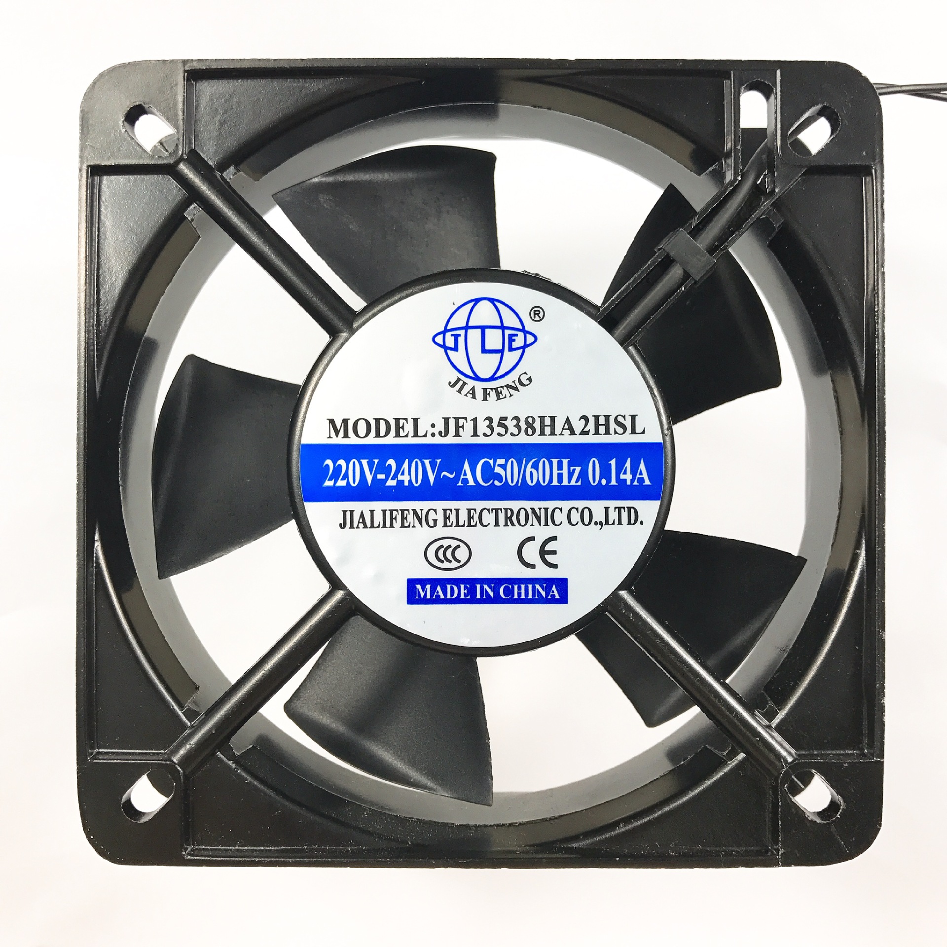 厂家供应 13538散热风扇 含油轴承轴流交流风机 220V 设备散热