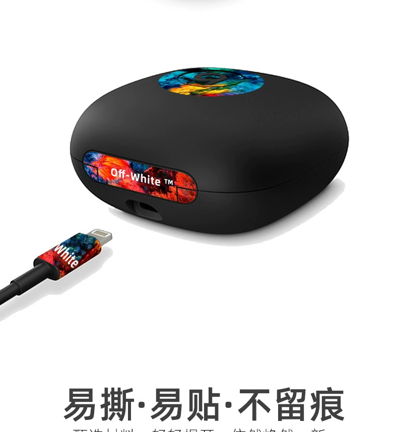 Apple, совместимые наушники про, защитная наклейка, bluetooth