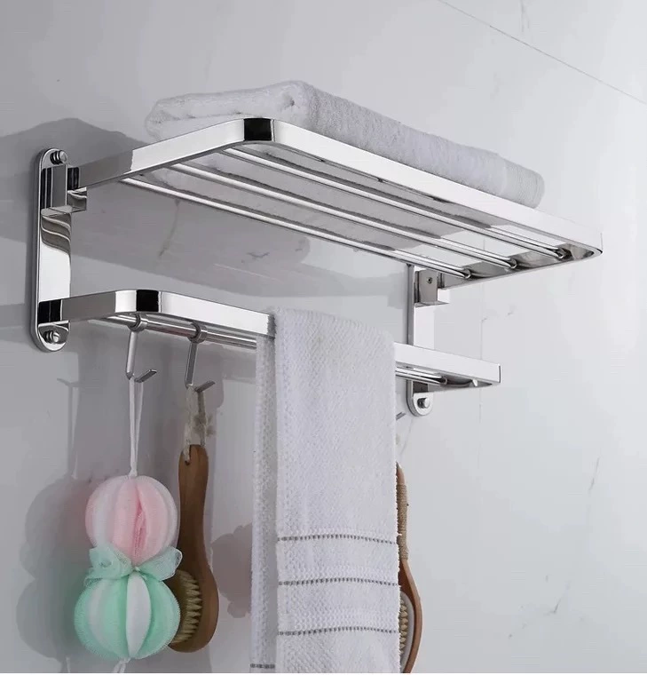 304 вешалка для полотенец из нержавеющей стали вешалка для полотенец Складная домашняя Многофункциональная вешалка Подвеска для ванной оптом