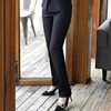 Western-style trousers lady Autumn and winter Professional suit Korean Edition Straight Easy go to work Work pants Paige Show thin black Suit pants