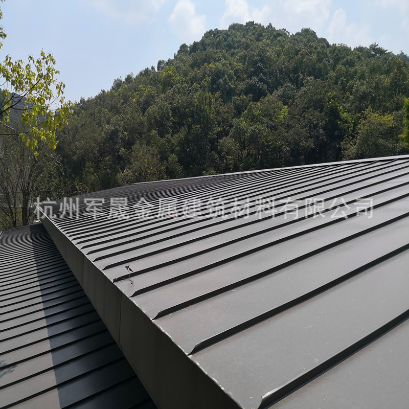 厂家供应 0.9mm25-430氟碳铝镁锰板 双锁边屋面板