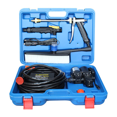 便携式高压洗车器12v车载洗车机220v家用洗车神器洗车水枪洗车泵