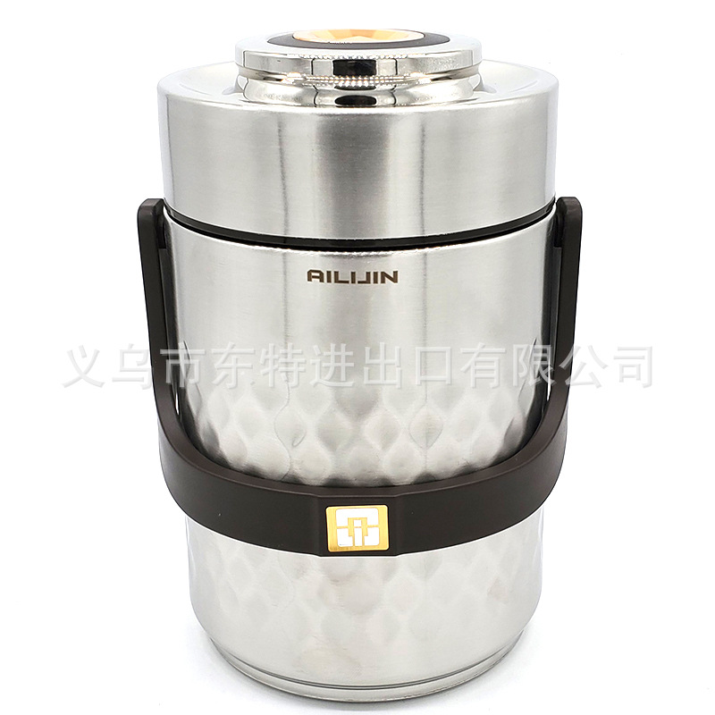 Factory direct sales of stainless steel lunch boxes, vacuum insulated pot, multi-layer sealed lunch boxes, lunch bento boxes, high-end gifts detail image 4
