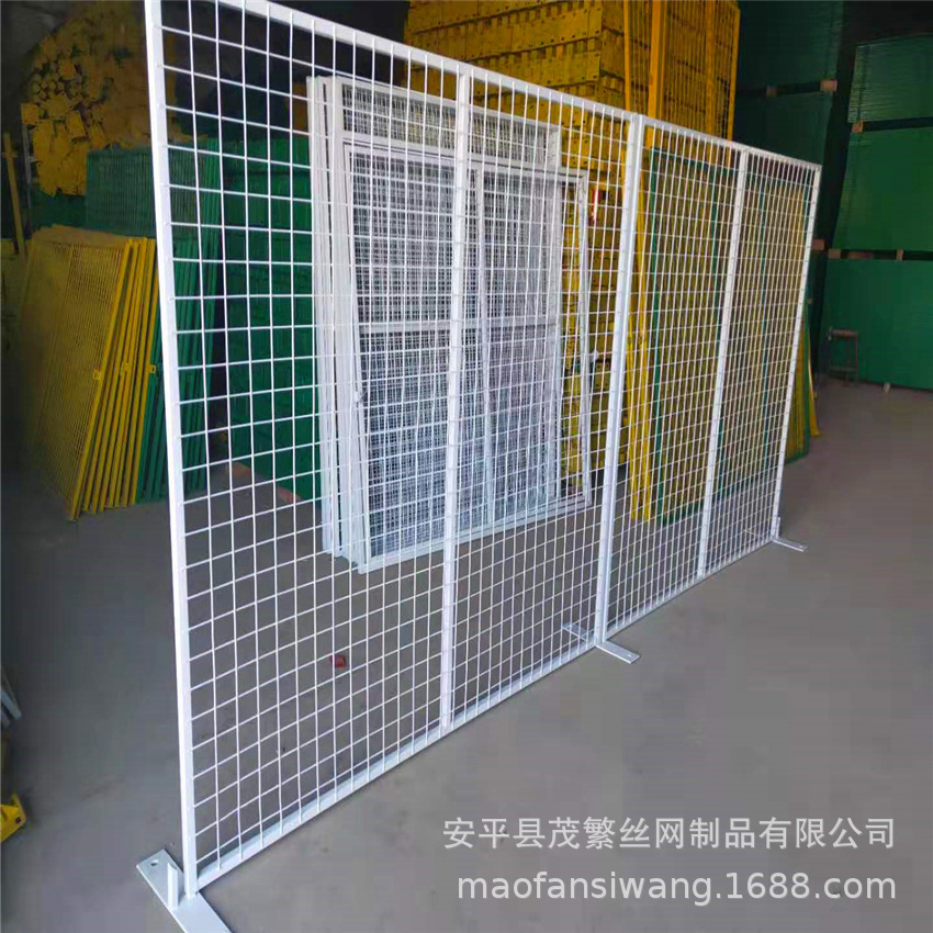 批发车间厂区隔离防护网 仓库隔离栅 货物区域办公区域隔离网