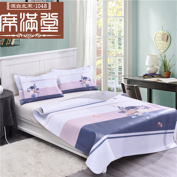 牛皮凉席1.8m床头层水牛皮软席加厚高档真皮席子1.5米夏季|ms