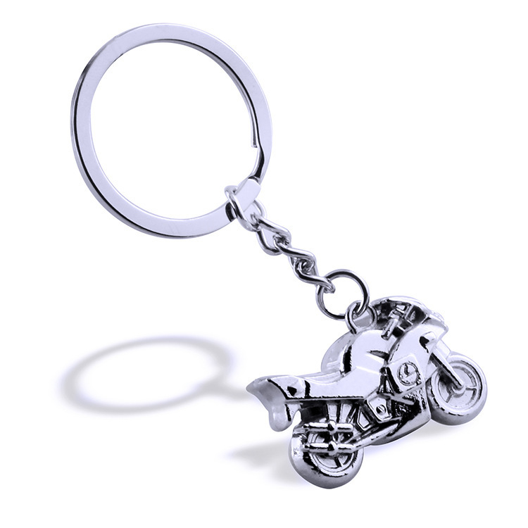 Personalized creative motorcycle racing Metal Men's keychain custom car key buckle waist buckle pendant wholesale manufacturers