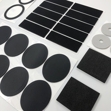 圓形硅膠墊背膠模切異型硅膠墊片自粘透明硅膠墊圈黑色硅膠腳墊圈