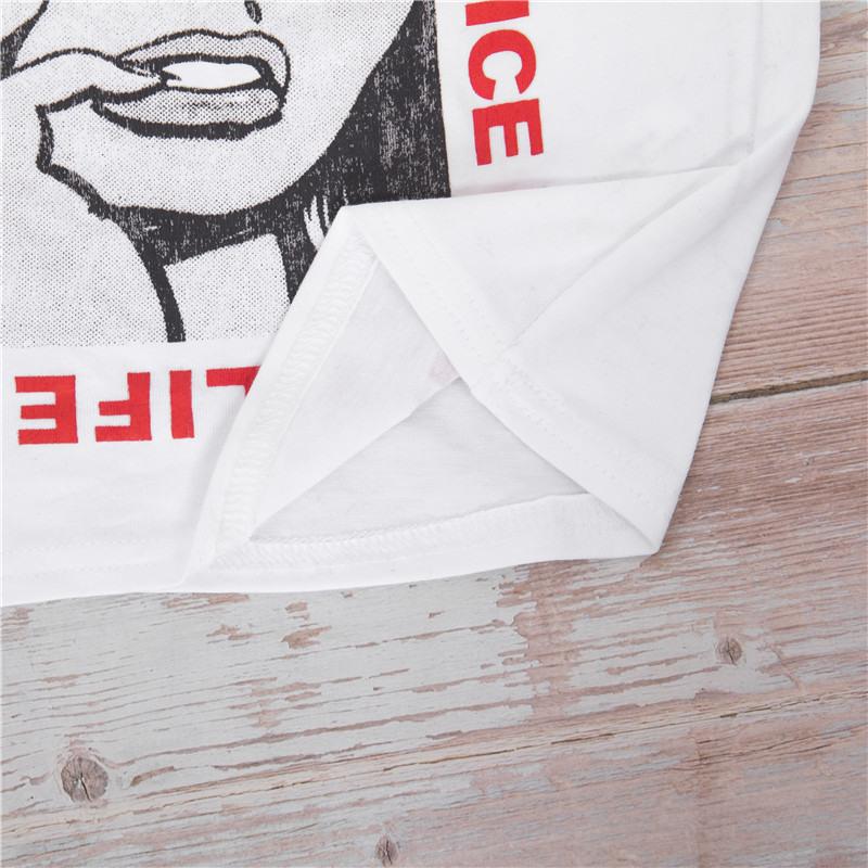 Cry Woman Printed T-Shirt Image 2