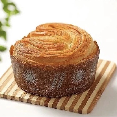 烘培食品包装特大耐烤纸杯6寸手撕包包装盒太阳花面包蛋糕纸托