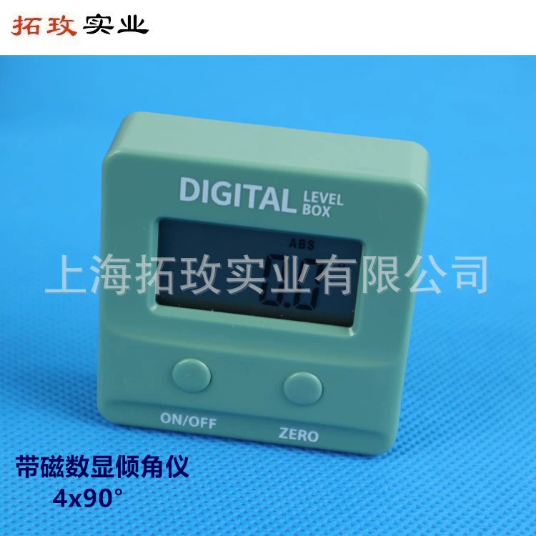 Tuomei зеленая оболочка с магнитным цифровым индикатор наклона коробка для измерения угловой шкалы