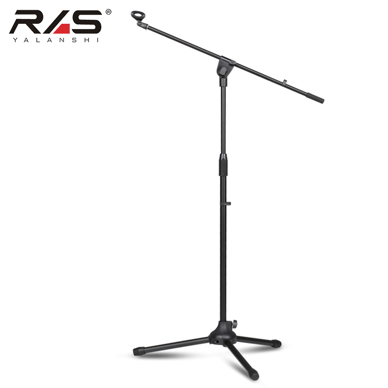 RLS加强尼龙立式麦架三脚话筒支架落地式麦克风支架 厂家直销！
