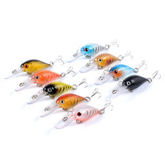 Luya bait rock fat man fishing bait 5.7cm/4.7g fake bait lure plastic bionic bait sea and freshwater cocked mouth