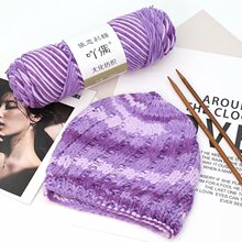 8股段染毛线手编粗宝宝线围巾线情人棉毛线宝宝线牛奶棉钩针彩棉