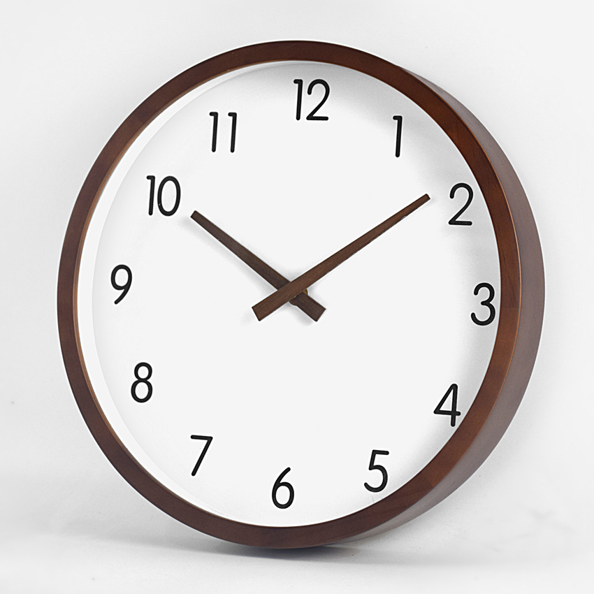 Northern Europe Simplicity Mute Solid wood clock Log Pointer originality decorate Wall clock Manufactor Direct selling Original woodiness Pocket Watch