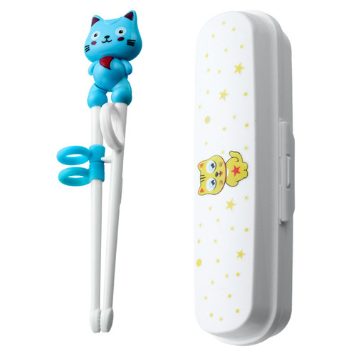 Children's chopsticks training baby eating complementary food feeding auxiliary chopsticks creative cartoon practice chopsticks portable learning chopsticks