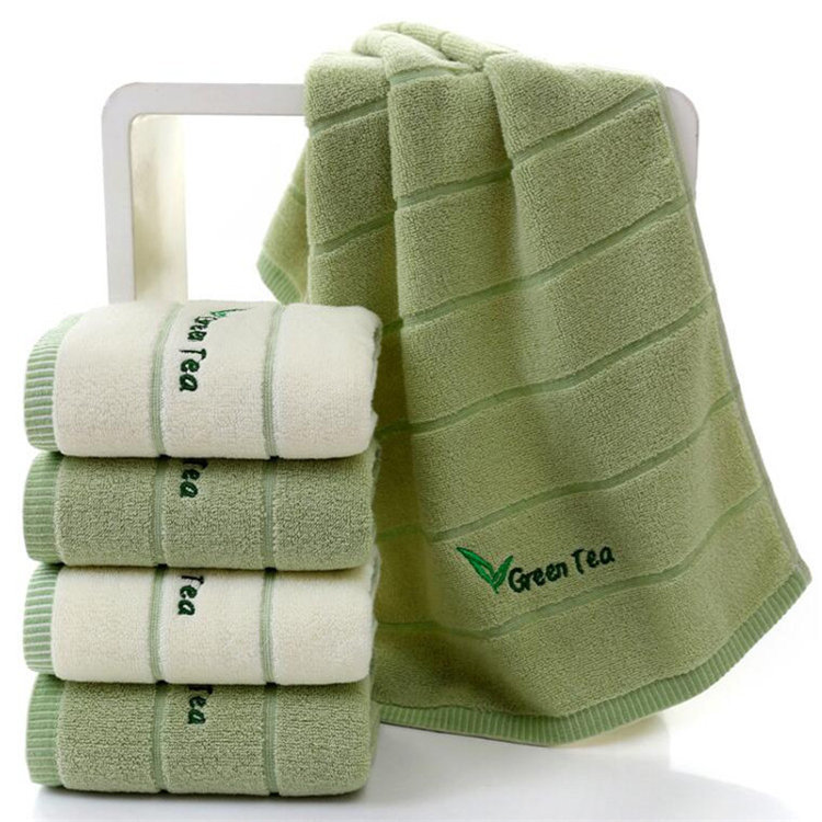 厂家批发加厚洗脸棉面巾柔软吸水成人男女冲凉毛巾可订制logo绣字|ms