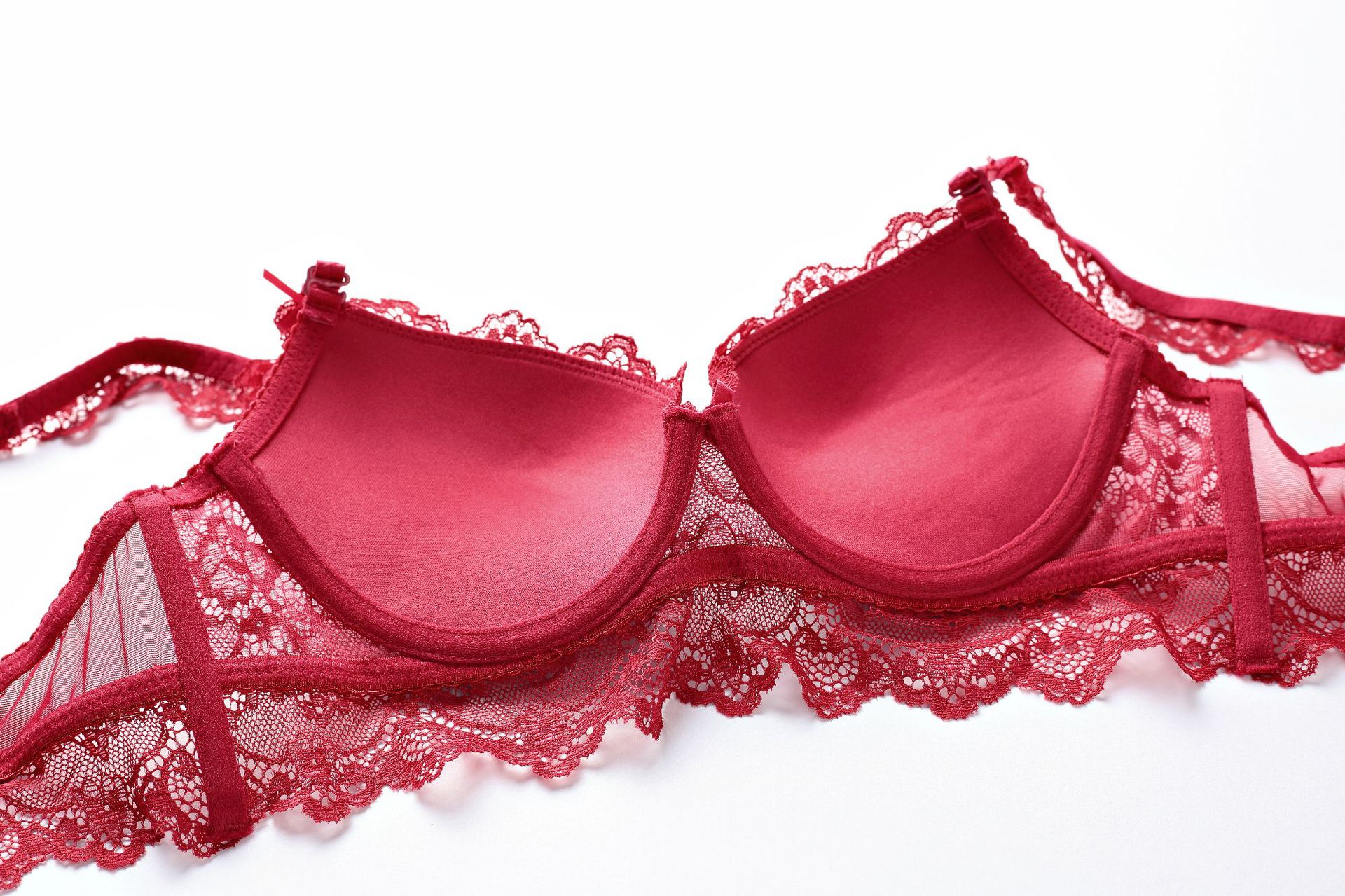Ensemble soutien-gorge et culotte en dentelle pour femme_voghion.com