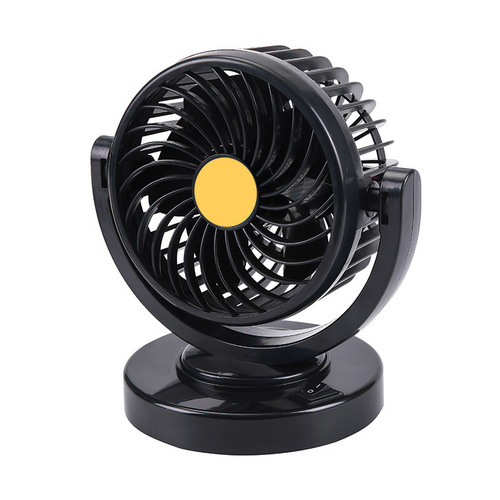 Car fan car double-head 12V24v van minivan refrigeration powerful large-voltage car electric fan