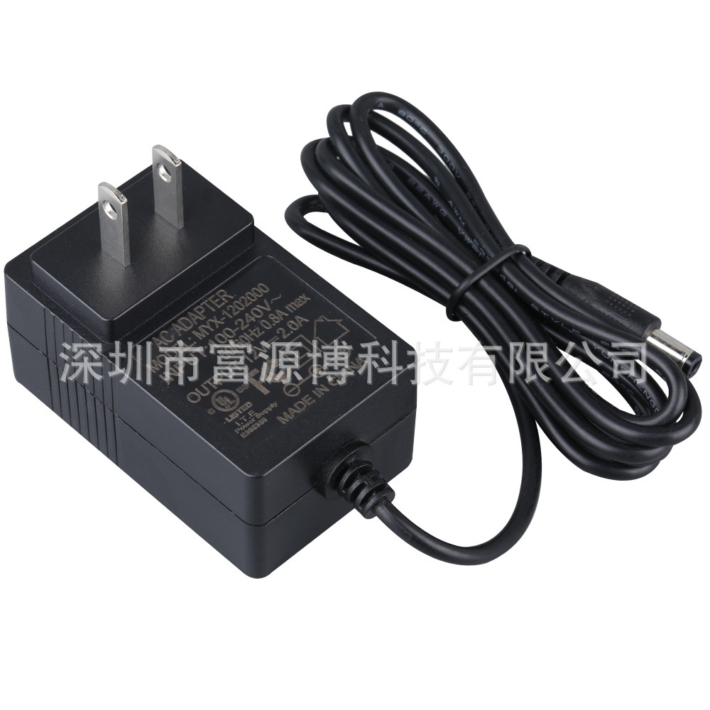 12v1.5a电源适配器，美规ul ccc kc pse gs saa bis ce bsmi认证