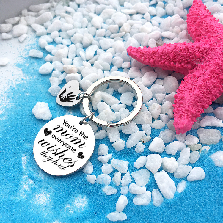 Party Occasion Fashion Mother's Day Stainless Steel Keychain