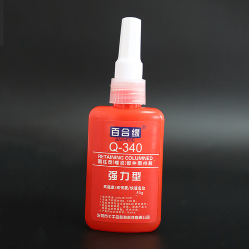 Transparent screw glue high strength thread sealing glue metal screw locking fastener 340 anaerobic adhesive wholesale