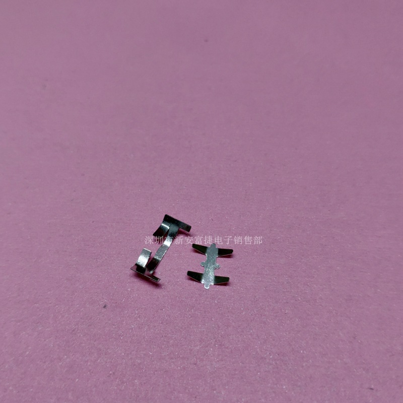 CR2032纽扣电池弹片 正负极两件套磷铜镀镍电池座 直脚插件电池片