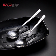 Full Capacity 430 Stainless Steel Spoons for Children and Adults Portable Dessert Spoons Home Office Workers Direct Manufacturer Sale