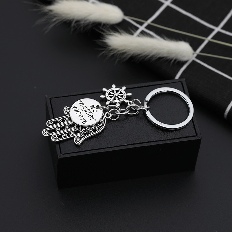 Fashion Palm Lettering Alloy Keychain Wholesale display picture 4