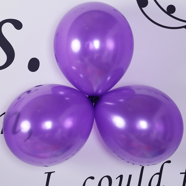 round purple balloon