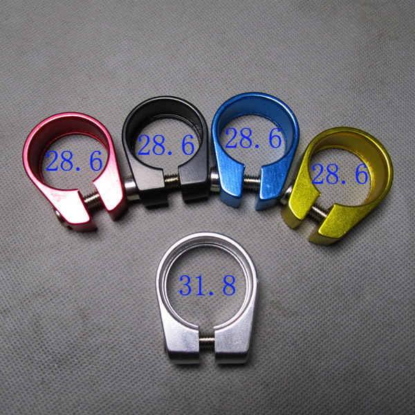 Mountain road bike dead fly screw lock clamp seat Rod seat pipe clamp anti-theft seat pipe clamp 31.8 28.6 Mountain road bike dead fly screw lock clamp seat Rod seat pipe clamp anti-theft seat pipe clamp 31.8 28.6