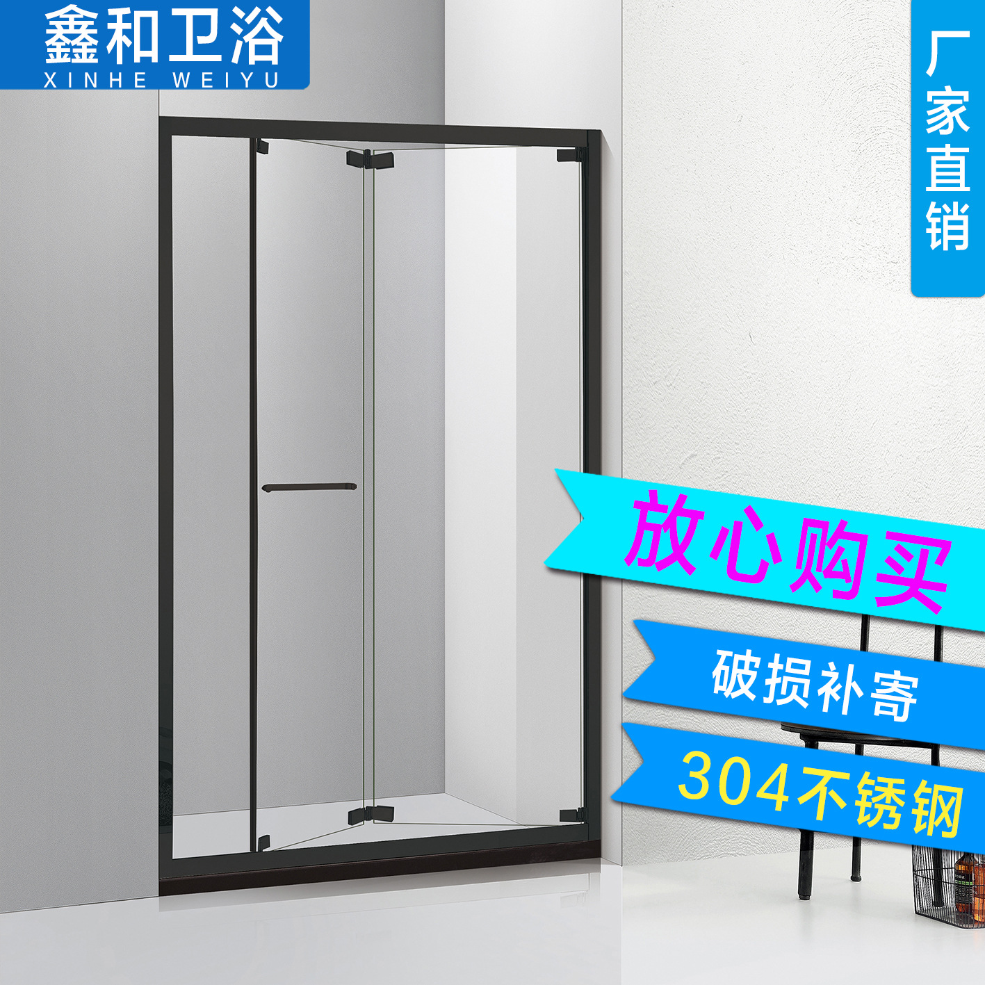 Glass shower room Shower room Simple bathroom room hotel home decoration Shower room partition Whole Shower Room wholesale