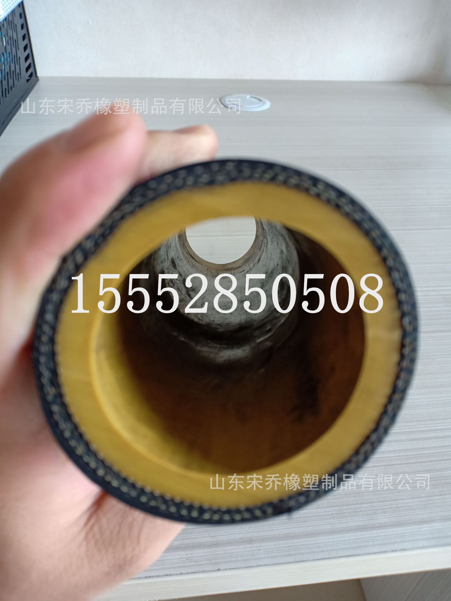 聚氨酯夹布耐磨胶管25mm-76mm夹布喷砂管 高压耐磨夹布橡胶管