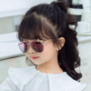 Summer children's metal sunglasses, glasses with bow