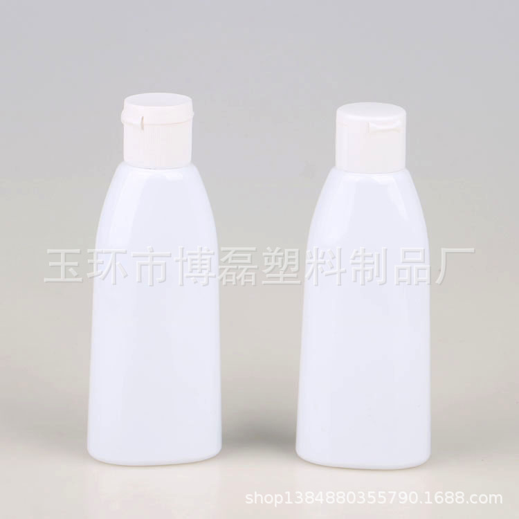 厂家供应PET150ML扁形塑料瓶化妆品沐浴露洗发水瓶化妆品瓶