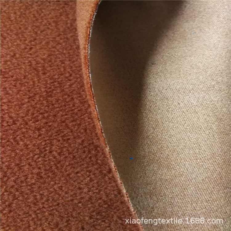 涤纶弹力针织仿皮摇粒一体绒，秋冬款涤氨针织仿毛皮一体