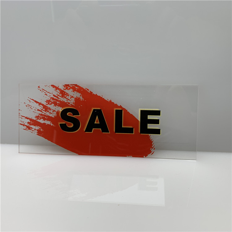 UV打印亚克力方块 有机玻璃LOGO牌 桌面标示牌 亚克力台卡