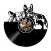 Simplicity Modern vinyl clock Meng pet cute puppy series record hanging bell animal shape home decoration