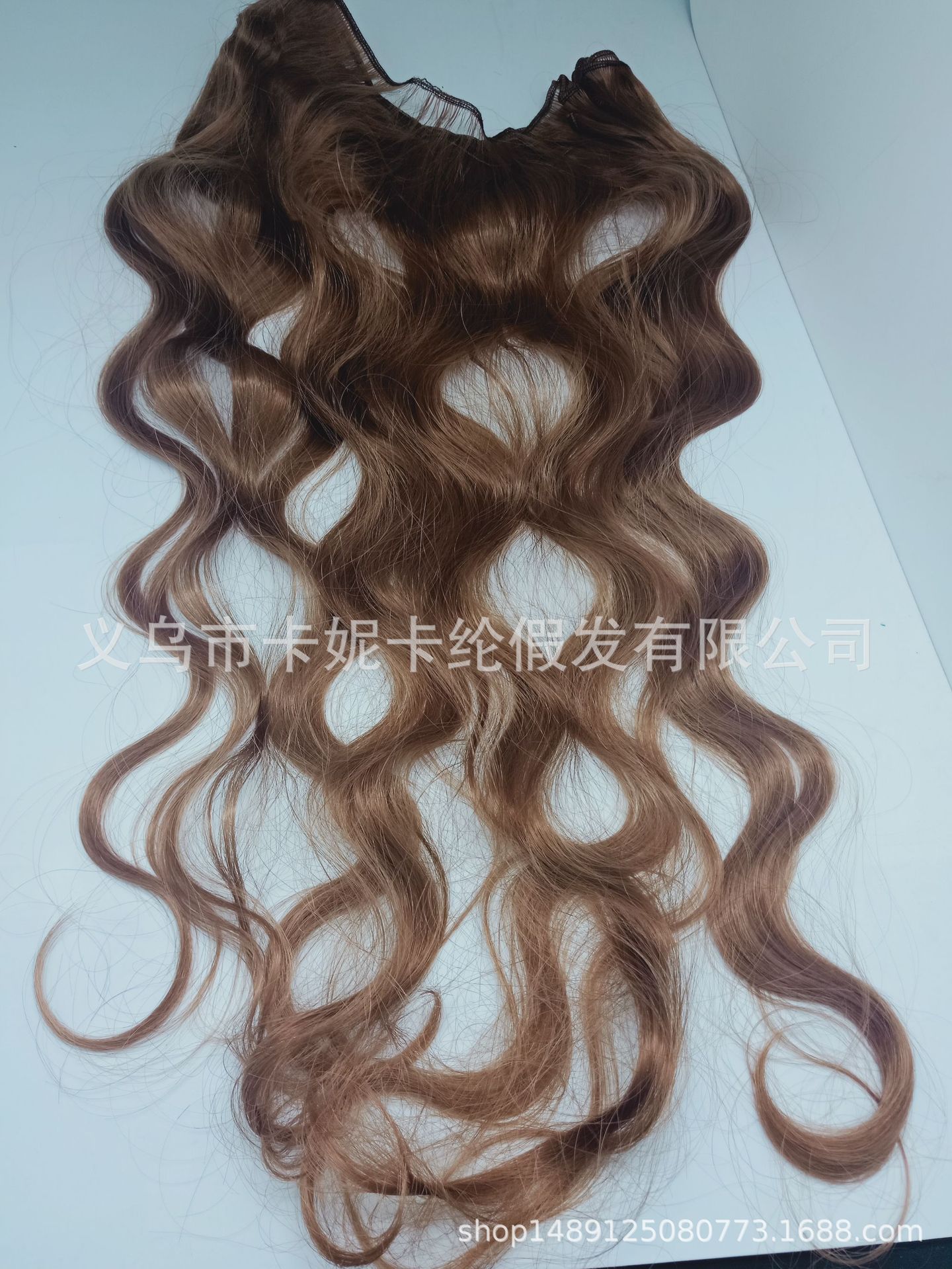 Cabello largo rizado estilo europeo y americano una pieza cortina de cabello cortina de cabello