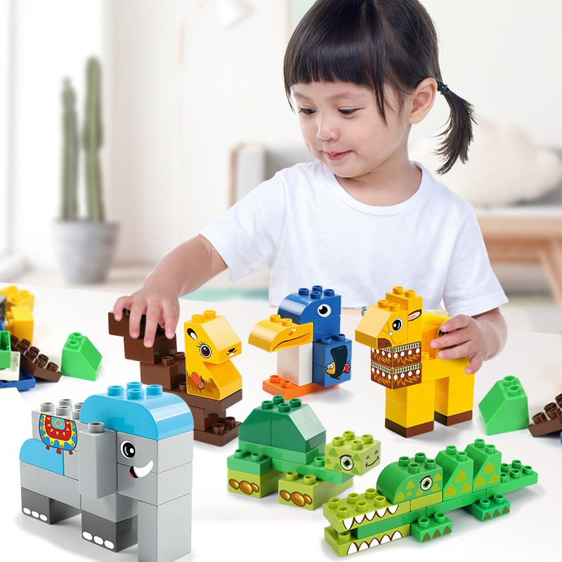 Le fee grain Building blocks Assemble compatible Lego Building block toy Puzzle children Early education Toys 130-265